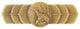 Cockatoo Pull Antique Brass Horizontal, Left Side, Antique Brass, Right