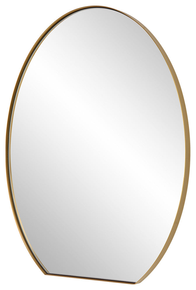 Uttermost Cabell Brass Oval Mirror