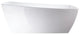 Vanity Art 67"x31" White Acrylic Freestanding Bathtub, Pure White