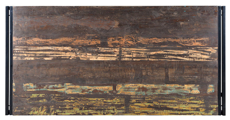 Timbergirl Old Reclaimed Wood Dining Table, 71"