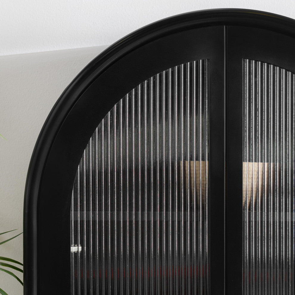 Moca Metal Curio Cabinet