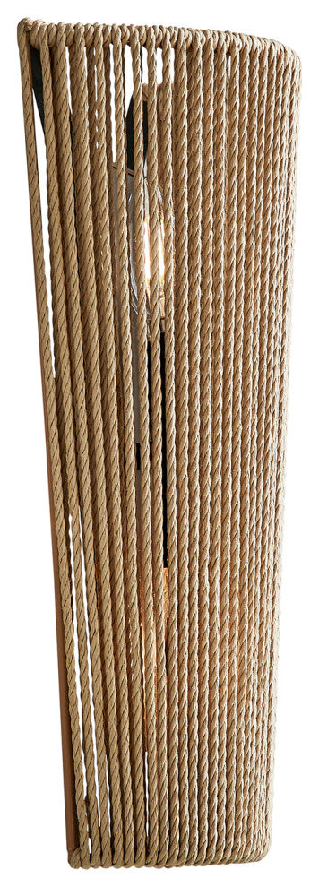 Eco Nido ADA 2-Light Natural Rope Wall Sconce