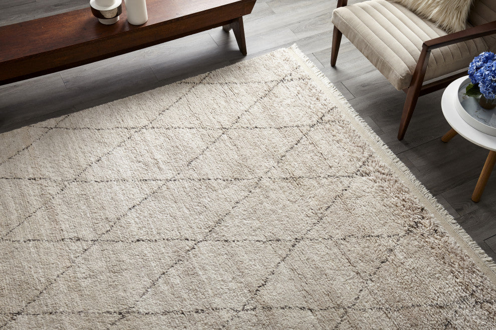 Shaggy Moroccan, Handmade Area Rug 5' 0" x 8' 0", 8 X 10