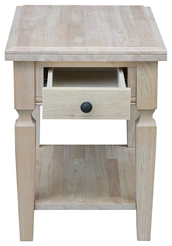 Vista End Table, Unfinished