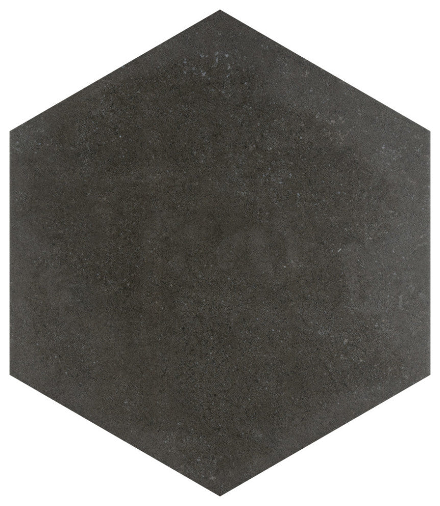 Vintage Hex Marengo Porcelain Floor and Wall Tile