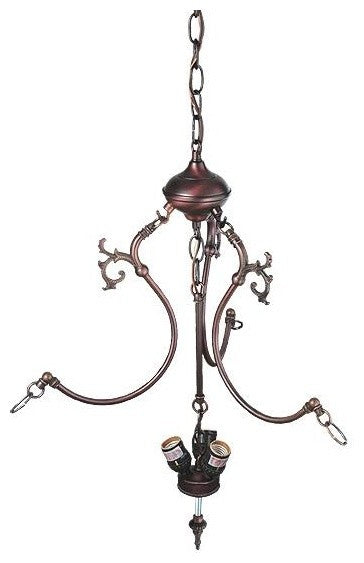 Meyda lighting 32313 24"W Tiffany Pond Lily Inverted Pendant.602