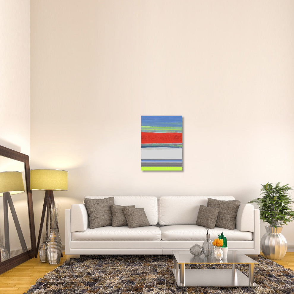 "Abstract  Blue View 4" Fine Art Print
