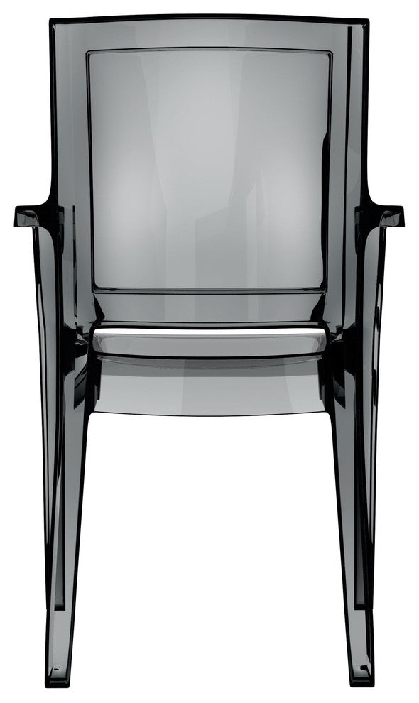 Compamia Arthur Dining Chairs, Set of 4, Transparent Black