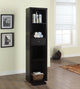 Bella Home Deluxe 71" Full-Length Mirror and Swivel Shelving Unit, Merlot