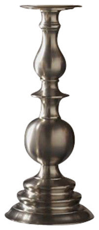 Pillar Candleholder, Bronze