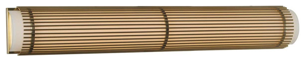 Edgewater 34x5" 1-Light Transitional Wall-Light by Kalco, Vintage Brass