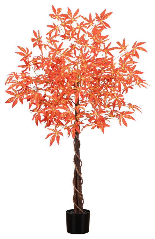 4ft. Autumn Vibrant Maple Artificial Fall Tree
