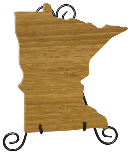 State Shaped Cutting Boards, Brown Richlite, Minnesota