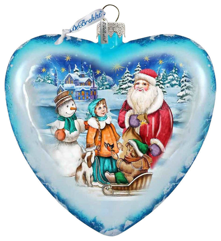 Hand Painted Scenic Glass Ornament Limited Edition Trip