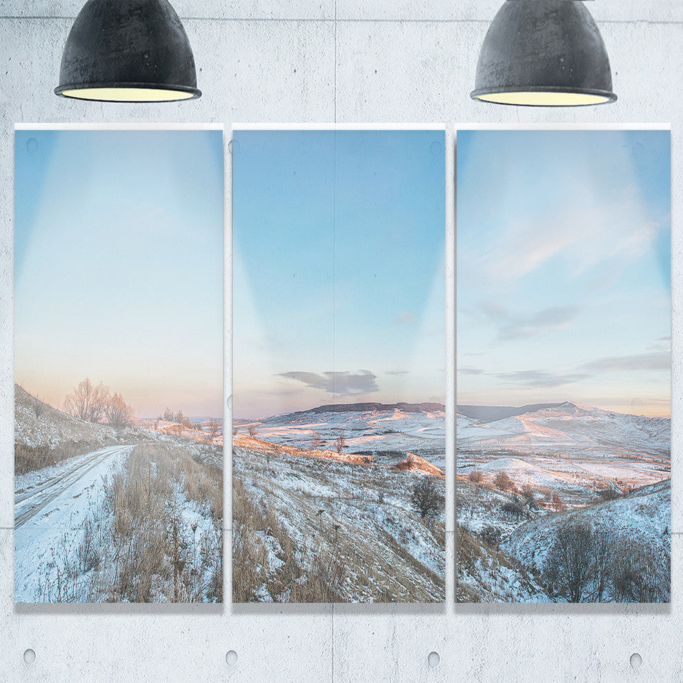 "Stavropol Region North Caucasus" Metal Wall Art, 3 Panels, 36"x28"