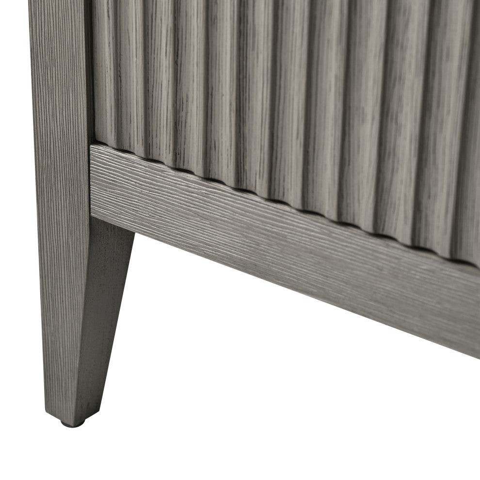 Vanity Art Freestanding Vanity, Driftwood Gray, 60", Double Sink, Golden Brushed