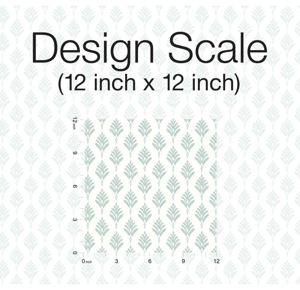 French Scallop Wallpaper