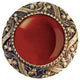 Victorian Jewel Knob Antique Brass, Blue Sodalite Natural Stone, Antique Brass,