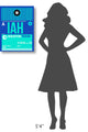 "IAH Houston Luggage Tag 2" Fine Art Print