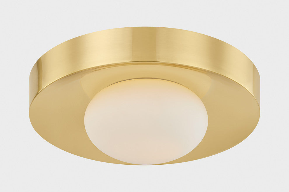Mitzi Pepa Flush Mount Aged Brass