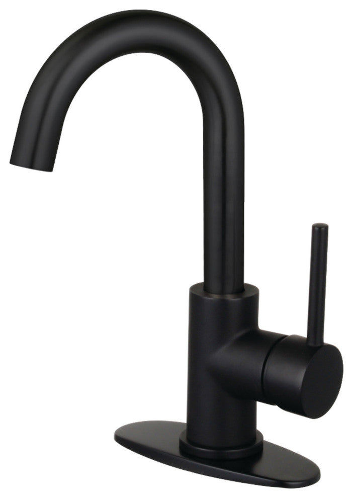 Kingston Brass LS8530DL Concord Single-Handle Bar Faucet, Matte Black