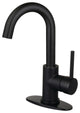 Kingston Brass LS8530DL Concord Single-Handle Bar Faucet, Matte Black