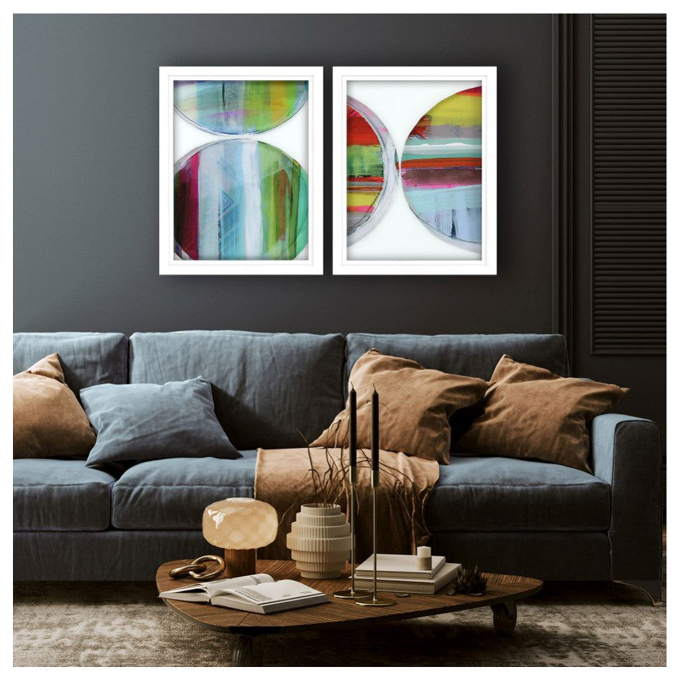 Rhythmic Circles I, 2-Piece Set