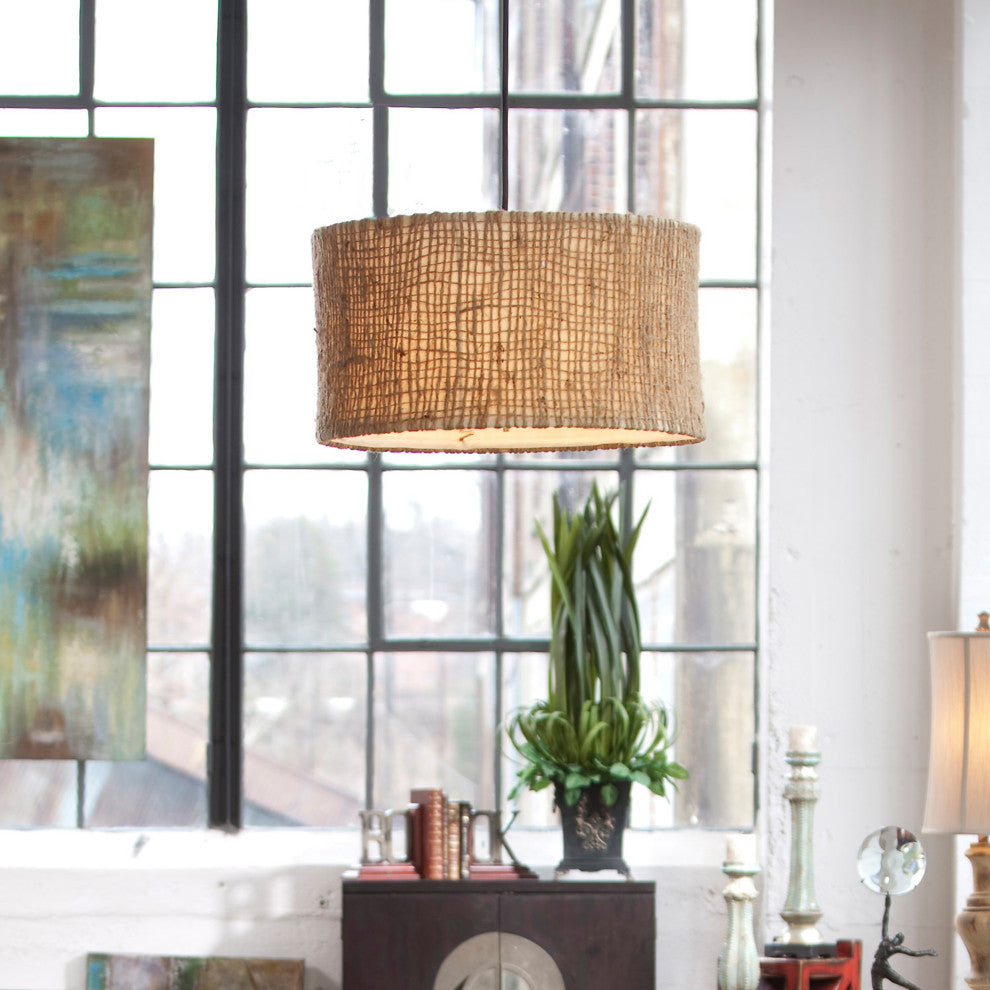 Uttermost Burleson 3-Light Drum Pendant