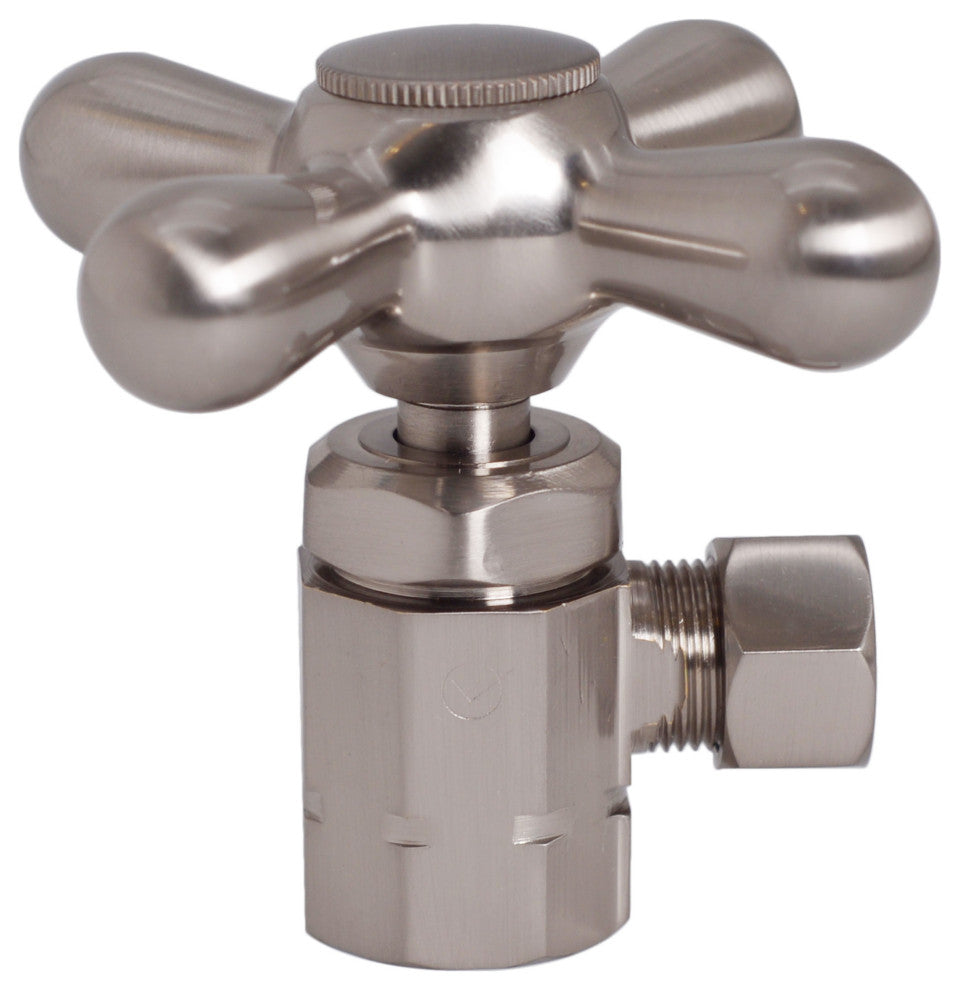 Supply Kit - 1/2" Ips X 3/8" Od X 15" Corrugated In Satin Nickel, Satin Nickel