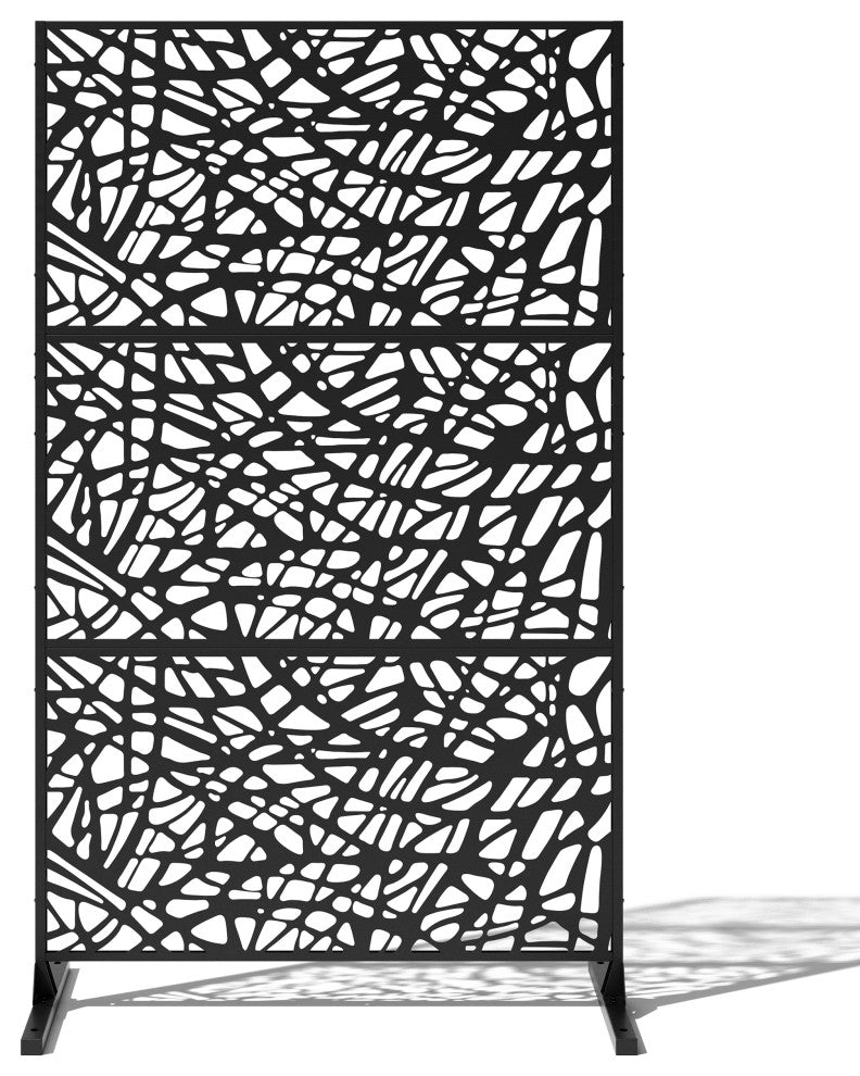 Veradek Screen Series Web Privacy Screen 3 Panel Set w/ Stand