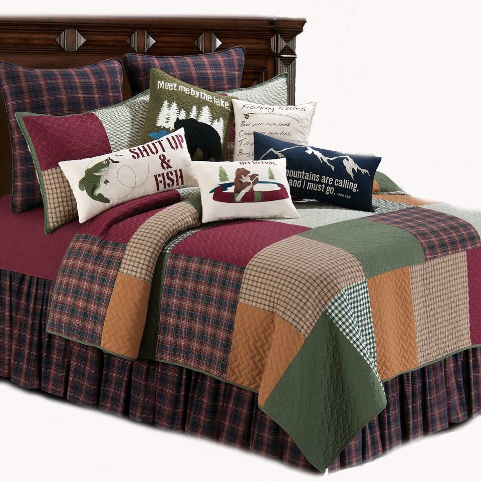 3-Piece Gibson Lake Twin Quilt Set by C & F