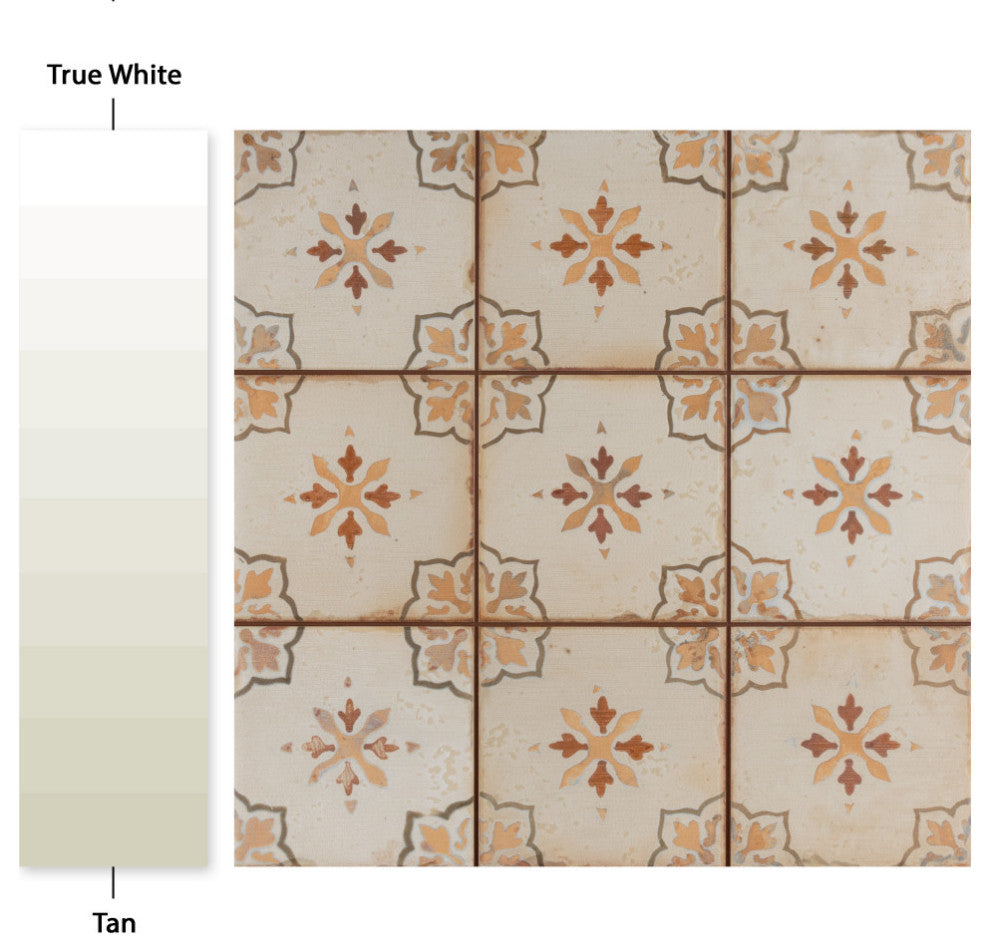 Mirambel Marron Ceramic Floor and Wall Tile