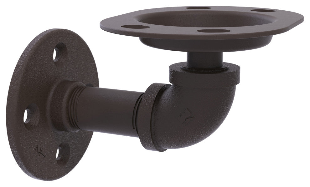 Pipeline Wall Mounted Toothbrush Holder, Oil Rubbed Bronze