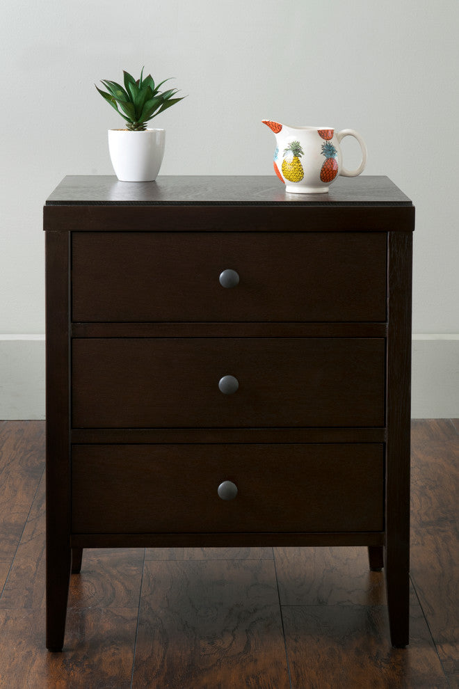 East at Main Webb Acacia Wood Rectangle Accent Table, Brown