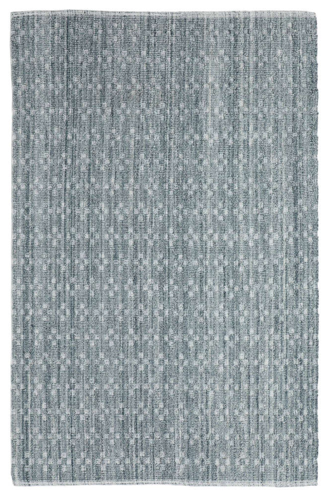 Star Texture Area Rug, Indigo, 7'9"x9'9"