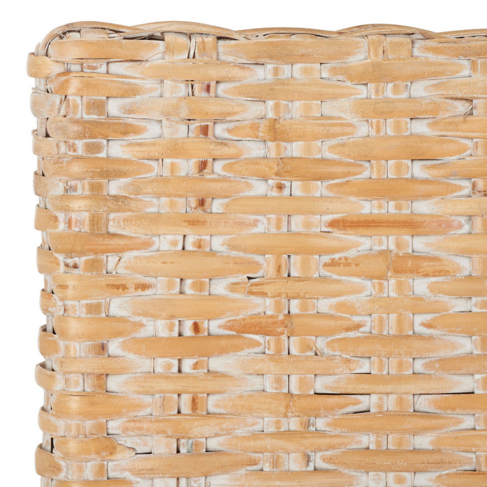 Safavieh Tobie Rattan Bar Stool, White Washed