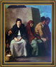 William Strang at the Foot of the StatueFramed Premium Canvas Print, 16"x20"