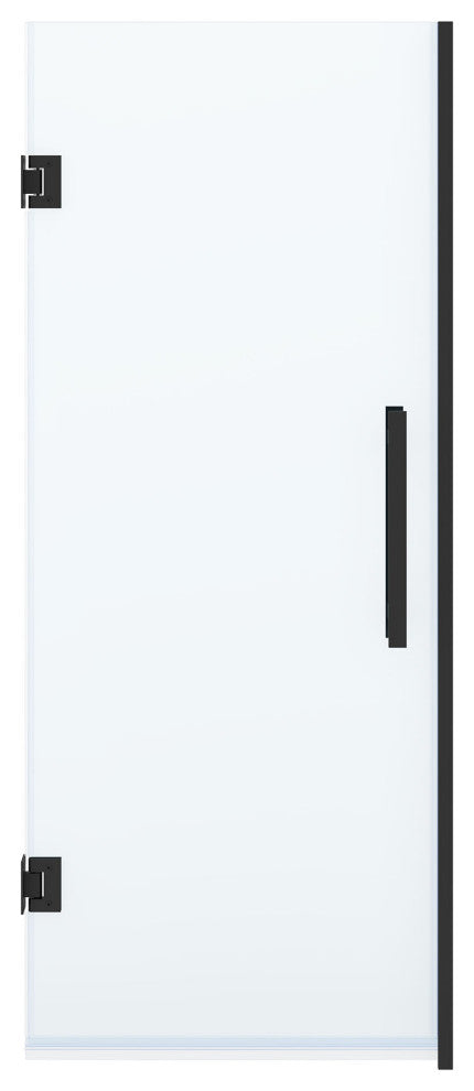 Panama 30 1/8-30 11/16"Wx72"H Alcove Hinge Shower Door Black