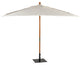 10' Rectangular Sunbrella Market Umbrella, Natural