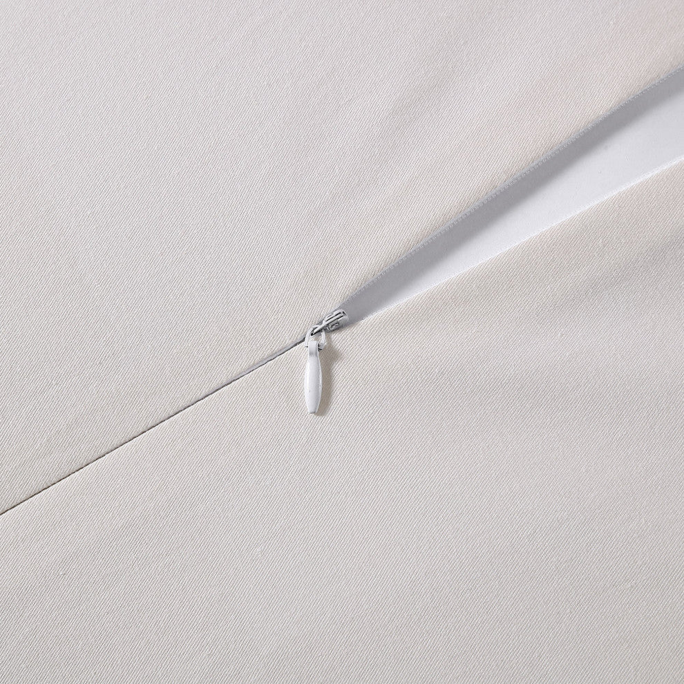 Chenille Herringbone Comforter Set, Super King, Sand, 3PC