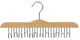 Wooden Belt Hanger, Natural/Chrome, Box of 1