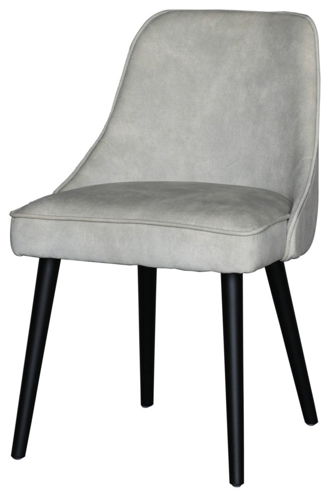 Contemporary Harmony Dining Chair White Smoke - M2 - White