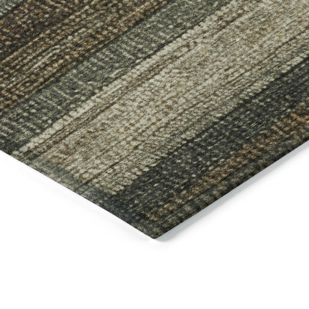Machine Washable Indoor/Outdoor Chantille ACN1865 Khaki 8' x 10' Rug