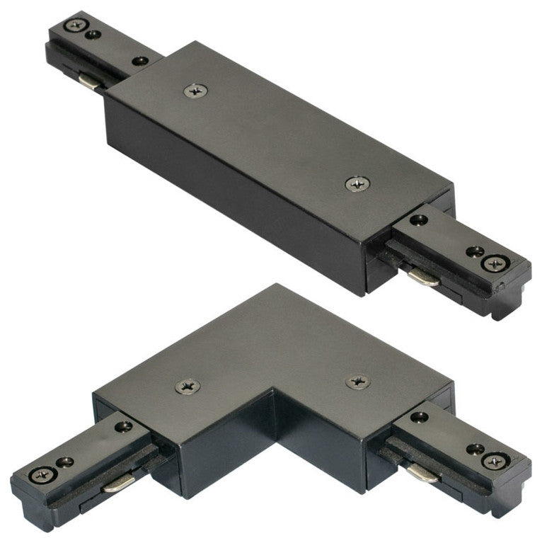 Adjustable I Or L Connector/Feed, Black