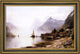 Anders Monsen Askevold Norwegian Fjord With Snow Capped Mountains Print, 16"x24"