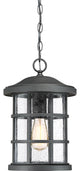 Crusade 1-Light Outdoor Lantern, Earth Black