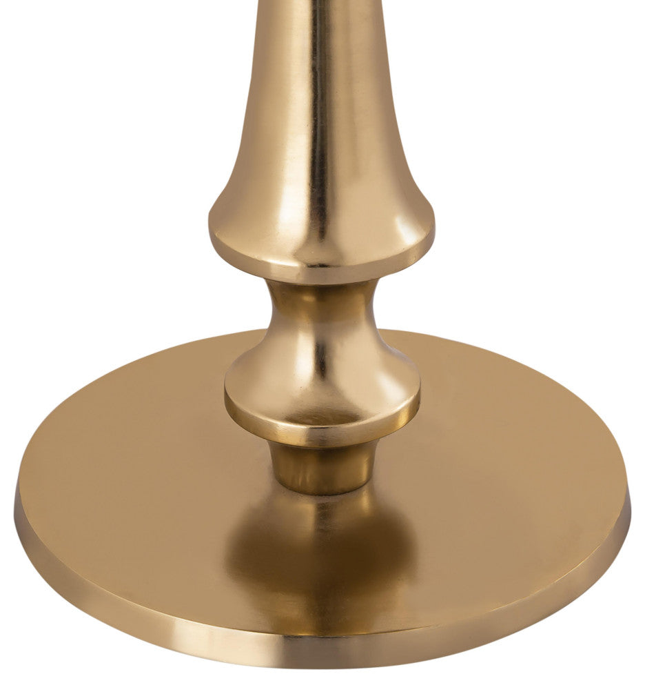 Gold Goathide Side Table