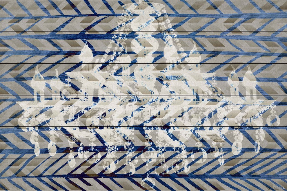"White Light" Print on White Wood, 60"x40"