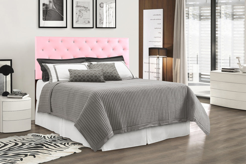 Novo 2 Headboard, Pink, Full