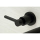 KS8050DL Wall Mount Tub Faucet, Matte Black